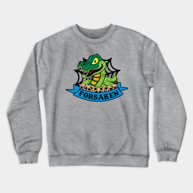 Forsaken Snake Tattoo Crewneck Sweatshirt by Vault Emporium